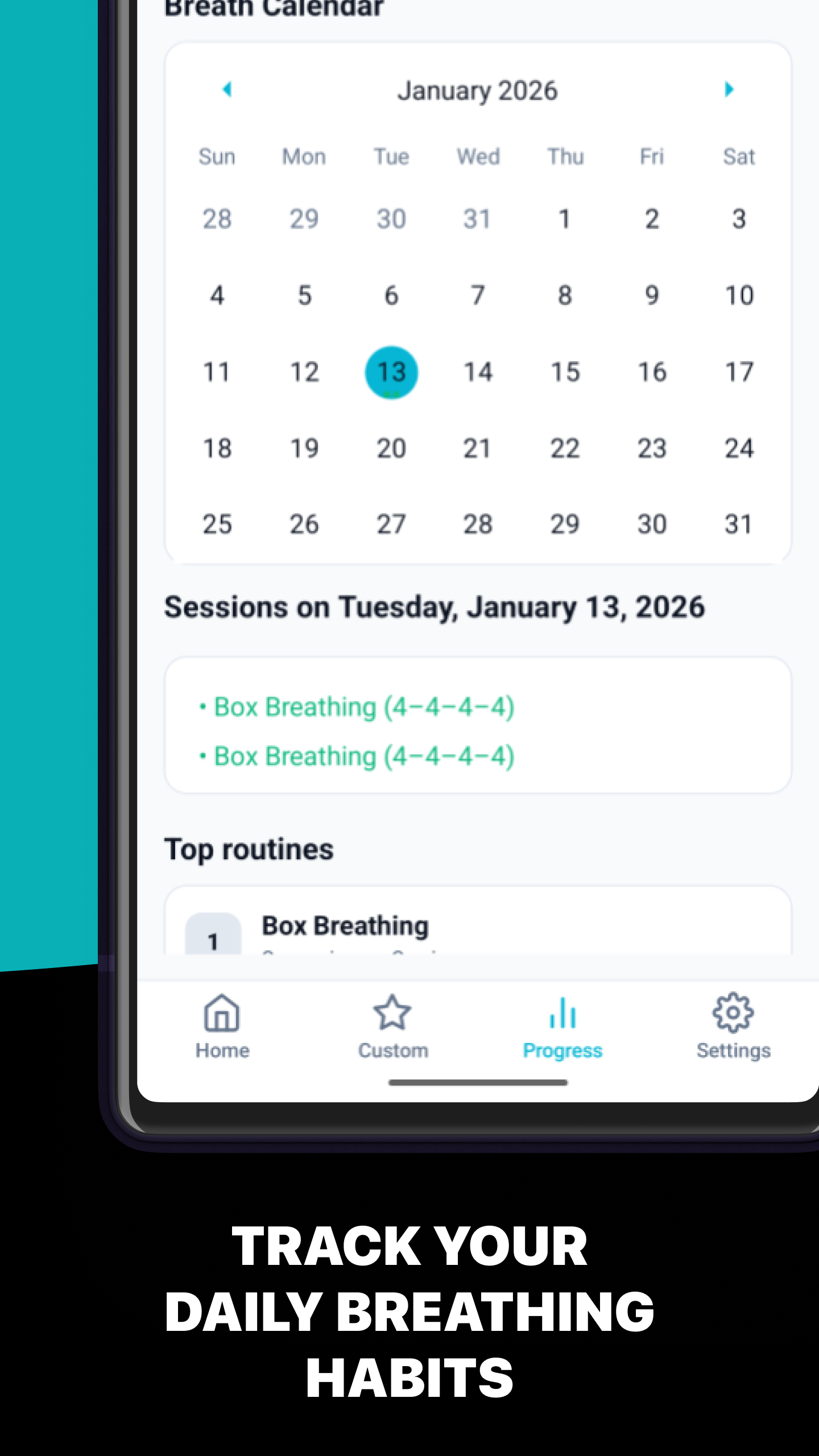 Breath Flow sleep session